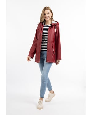Dreimaster Regenjas Dames donkerrood
