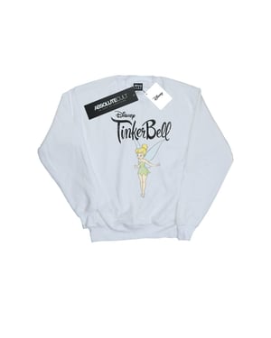 Disney Dames/Dames Tinker Bell Flying Tink Sweatshirt (Wit)