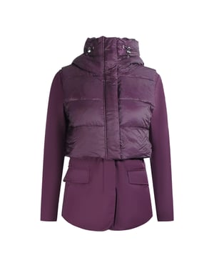 Parajumpers Layla Fig paarse donsjack met capuchon
