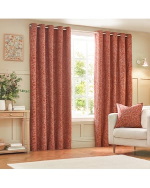 Wylder Grantley Jacquard Eyelet Curtains