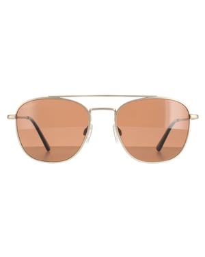 Serengeti zonnebril Carroll SS542004 Matlicht Goud gepolariseerde stuurprogramma's Brown