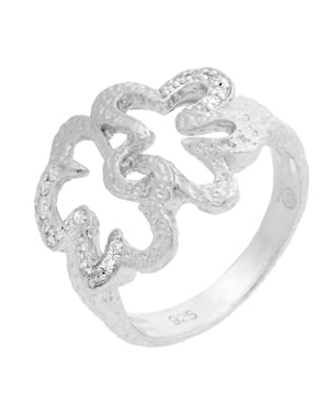 Orphelia Dames 925 Sterling Zilveren Ring - Zilver ZR-7077