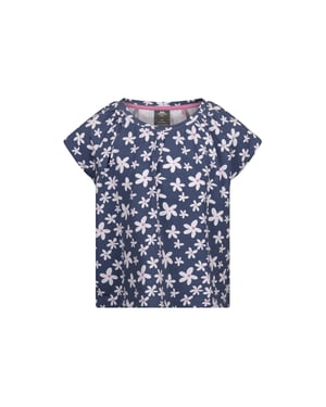 Trespass Meisjes Josey Bloemen T-shirt (Blauwe toon)