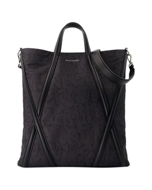 Selen Shopper Väska - Alexander McQueen - Nylon - Svart