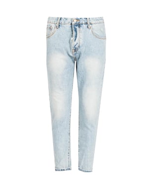 Takeshy Kurosawa Jeans Open-End Morot Herr Blå