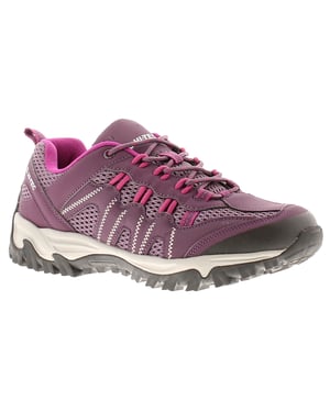 Hi-Tec Jaguar Polyester Dames Italiaanse Pruim/festival Fuchsia Wandelschoenen