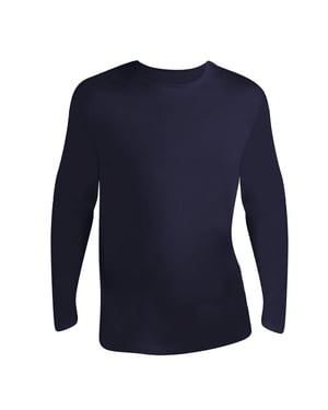 SOLS Heren Monarch T-Shirt met lange mouwen (Marine)