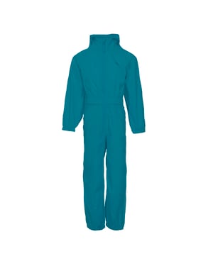 Trespass regndräkt med knappar för barn/ungdomar (Teal)