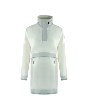 Parajumpers Oum Weisser langer Pullover zum uberziehen