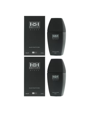 Rapport Black Eau De Toilette 100ml x 2