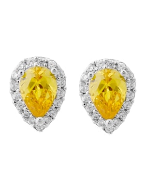 Orphelia 'Enora' Dames 925 Sterling Zilveren Stud Oorbellen - Zilver ZO-7226/CIT