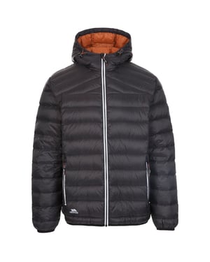 Trespass Mens Whitman II Down Jacket (Black/Rust)