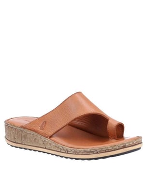 Hush Puppies Dames/dames Elissa Suède Sandalen (Bruin/Crème)