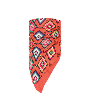 Omkeerbare fleece bandana met elastische pasvorm 36400 dames