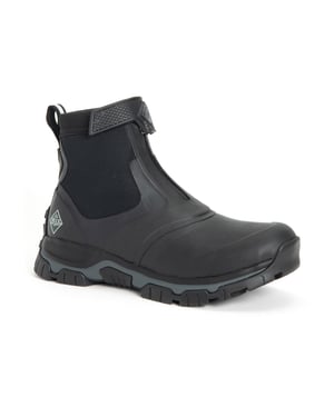 Muck Laarzen Apex Mid Zip Rubber Zwart/Donker Schaduw Wellington Laarzen