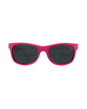 Polaroid Kids Rectangle Kidss Pink Camo Grey Polarized Sunglasses