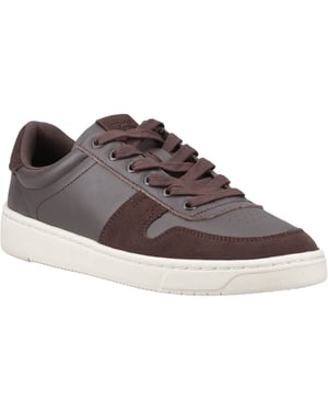 TOMS TRVL Lite Court Leer Heren Bruin Trainers