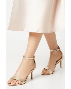 Tasha Low Stiletto Barely There Heeled Sandals