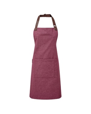 Premier Adults Unisex Annex Bib Apron (Burgundy)