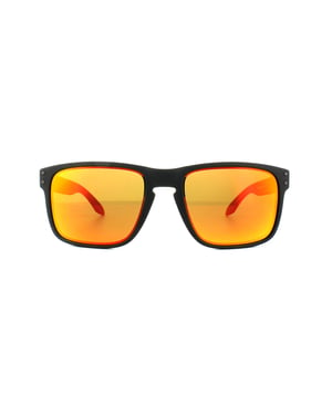 Oakley Zonnebril Holbrook OO9102-E2 Mat Zwart Prizm Ruby