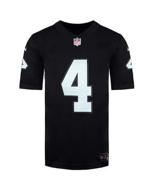 Nike NFL Las Vegas Raiders 4 Derek Carr Home Limited Played Jersey