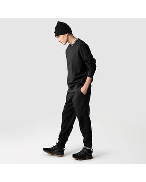 The North Face Men's Zumu Fleece Crew Neck Tracksuit, TNF Black