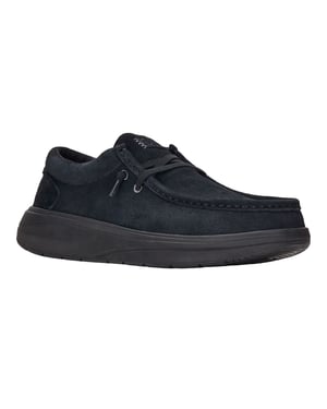 HEYDUDE Wally X Suede Heren Zwart Bootschoenen