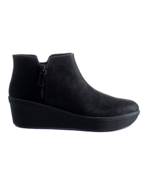 Clarks Step Rose Womens Black Boots