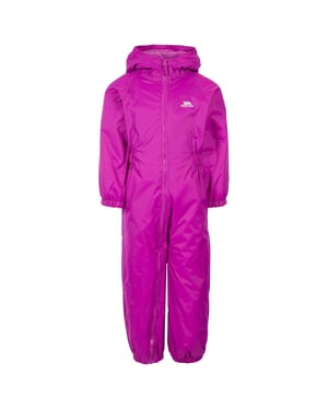 Trespass Babies regnkostym med knappar (Purple Orchid)