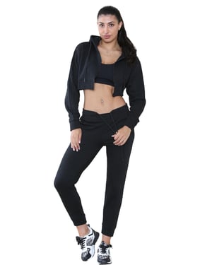 Kruze | Womens Crop Tracksuit Set