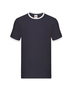(Marinblått/vit)