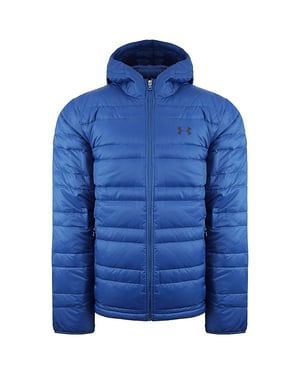 Under Armour Storm Blå dunjacka med huva för herrar