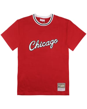 Mitchell & Ness Chicago Bulls French Terry T-shirt för herrar