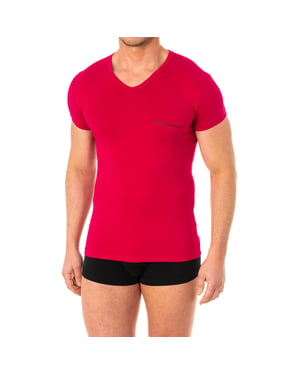 Kortärmad t-shirt med V-ringning för män 110810-8P717