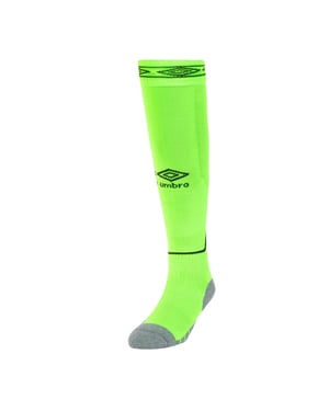 Umbro Childrens/Kids Diamond Football Socks (Green Gecko/Black)