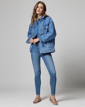 River Island Womens Super Skinny Fit Jeans Blue Molly Mid Rise