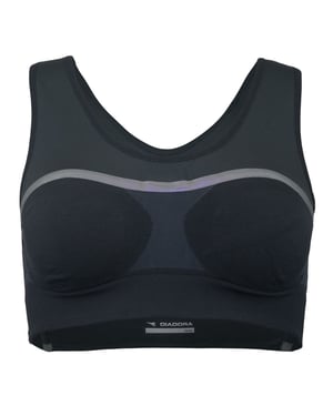 Diadora Glamfit Womens Black Sports Bra