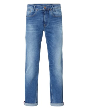 Petrol Industries - Heren Riley Regular Fit Jeans - Blauw
