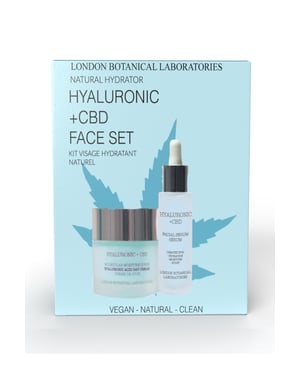 London Botanical Laboratories LBL- CBD + Hyaluronic face Set ( Serum + Moisturiser )