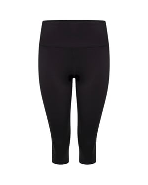 Dare 2B Womens/Ladies Influential Plain Recycled 3/4 Leggings (Black)