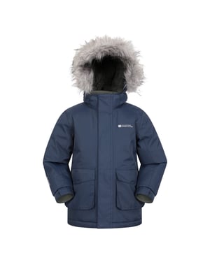 Mountain Warehouse Waterafstotend kinder/kinderjack met Ranger-logo (Blauw)