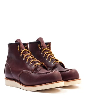 Men's Red Wing 8138 Classic Moc Toe Leather Boots in Brown