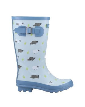 Cotswold Dames/Dames Boerenschaap Wellington Boots (Blauw)