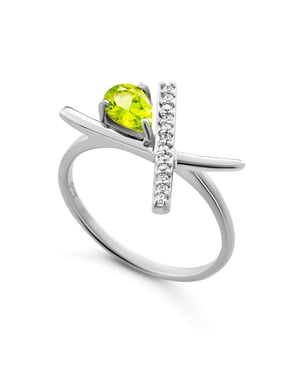 Orphelia 'Charlotte' Dames 925 Sterling Zilveren Ring - Zilver ZR-7580/G