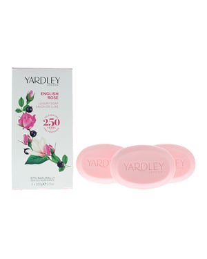 Yardley English Rose Luxury Soap 100g x 3