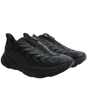 Hoka One Project Clifton Unisex Black Running Shoes
