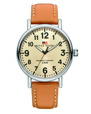 River Woods Sacramento herenhorloge Bruin RW420017