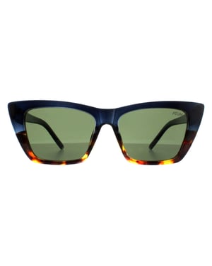 Atum Cat Eye Womens Shiny Gradient Demi G15 Green Arid
