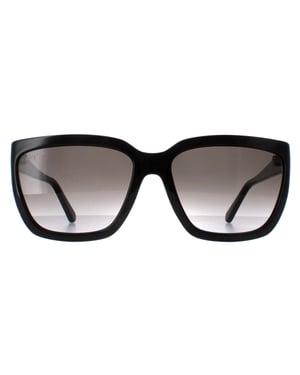 Salvatore Ferragamo SF1018S 001 zwart grijs gradiënt zonnebril