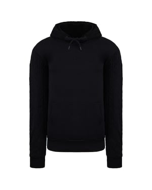 Criminal Damage Cable Mens Svart Hoodie